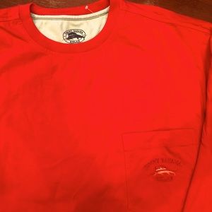 Men’s Tommy Bahama Classic One-Pocket Tee in Tahitian Red - Sz Large